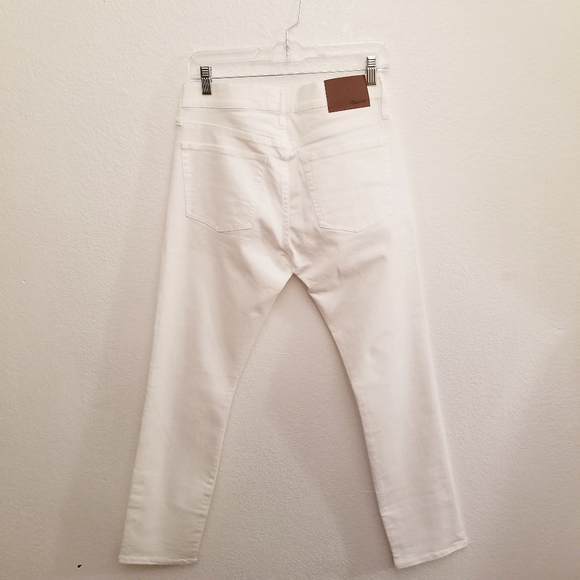NWT Madewell Skinny Everyday Flex Jeans Tile White - Picture 4 of 8